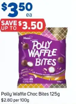 Foodland Polly waffle bites offer