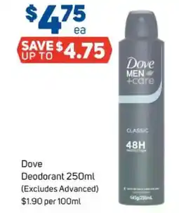 Foodland Dove deodorant offer