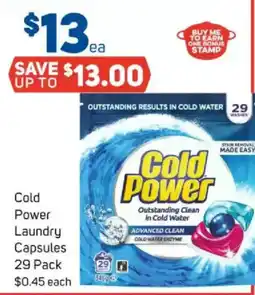 Foodland Cold power laundry capsules offer