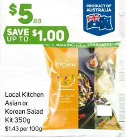 Foodland Local kitchen asian or korean salad kit offer