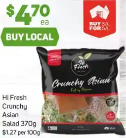 Foodland Hi fresh crunchy asian salad offer