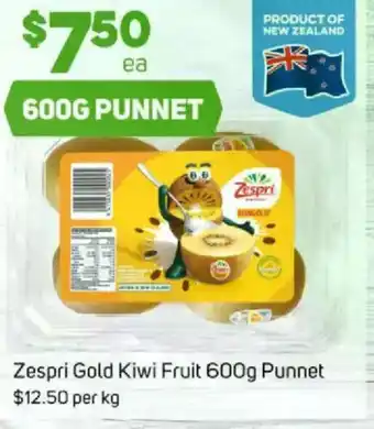 Foodland Zespri gold kiwi fruit punnet offer