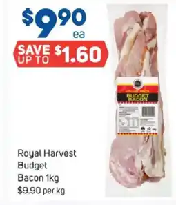 Foodland Royal harvest budget bacon offer