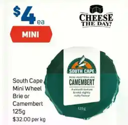 Foodland South cape mini wheel brie or camembert offer