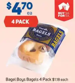 Foodland Bagel Boys Bagels offer
