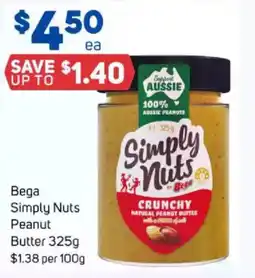 Foodland Bega Simply Nuts Peanut Butter offer
