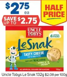 Foodland Uncle tobys le snak offer