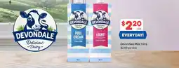 Foodland Devondale milk offer