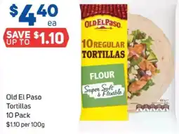 Foodland Old el paso tortillas offer
