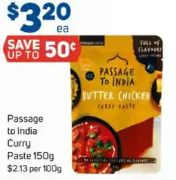 Foodland Passage to india curry paste offer