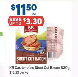 Foodland Kr castlemaine short cut bacon offer