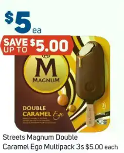 Foodland Streets magnum double caramel ego multipack 3s offer