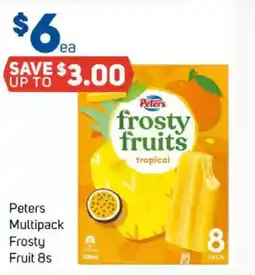 Foodland Peters multipack frosty fruit 8s offer