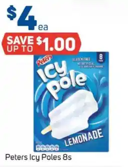 Foodland Peters icy poles 8s offer