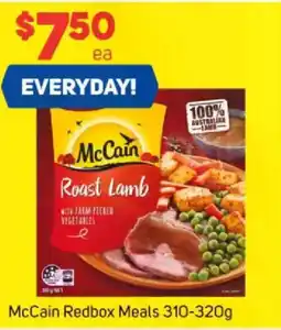 Foodland Mccain redbox meals offer