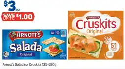 Foodland Arnott's salada or cruskits offer