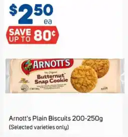 Foodland Arnott's plain biscuits offer