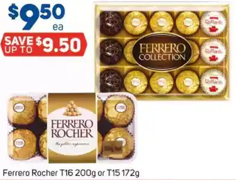 Foodland Ferrero rocher t16 or t15 offer