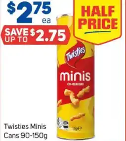 Foodland Twisties minis cans offer