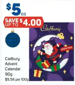 Foodland Cadbury advent calendar offer