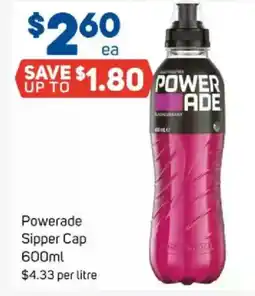 Foodland Powerade sipper cap offer