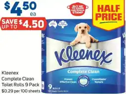 Foodland Kleenex complete clean toilet rolls offer