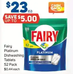 Foodland Fairy platinum dishwashing tablets offer