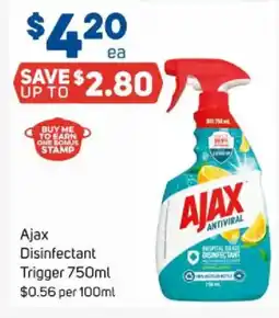 Foodland Ajax disinfectant trigger offer
