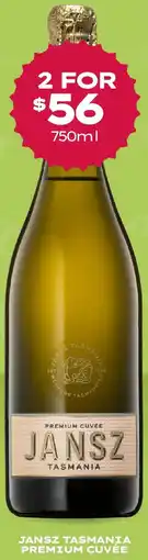 Thirsty Camel Jansz tasmania premium cuvée offer