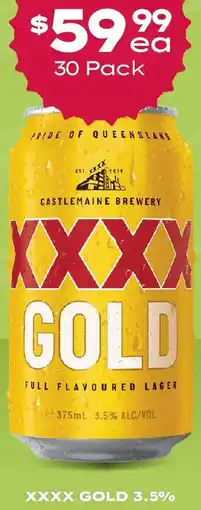 Thirsty Camel XXXX Gold 3.5% offer