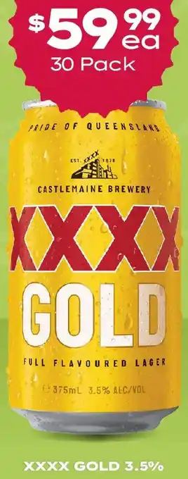 XXXX Gold 3.5%