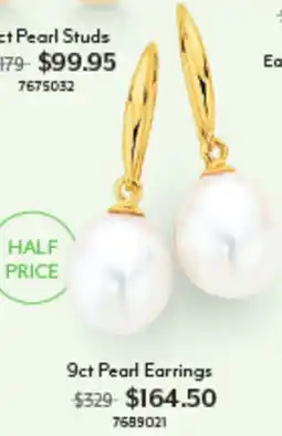 Angus & Coote Pearl Earrings offer