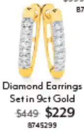 Angus & Coote Diamond Earrings Set offer