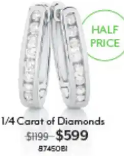 Angus & Coote WHITE GOLD & Natural Diamonds offer