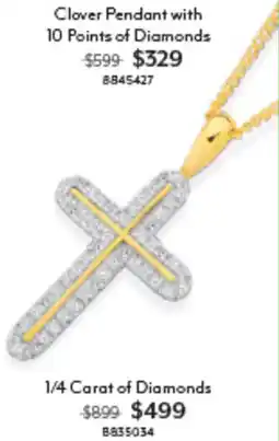 Angus & Coote Natural Diamond Accessories offer