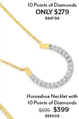 Angus & Coote Horseshoe Necklet offer