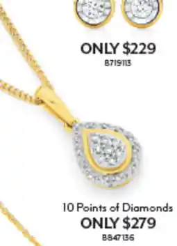 Angus & Coote Natural Diamond Accessories offer