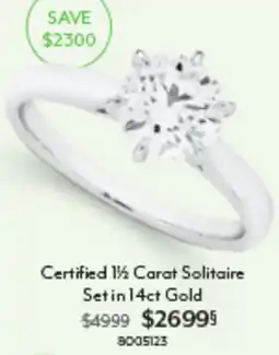 Angus & Coote WHITE GOLD & Lab Grown Diamonds offer