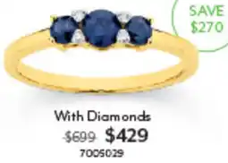 Angus & Coote Natural Sapphire With Diamonds offer