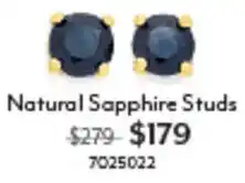 Angus & Coote Natural Sapphire Studs offer