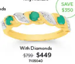 Angus & Coote Timeless Natural Emerald offer