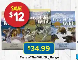 PetO Taste of The Wild Range offer