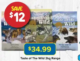 PetO Taste of The Wild Range offer