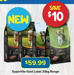 PetO SuperVite Gold Label Range offer