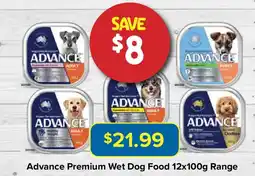 PetO Advance Premium Wet Dog Food Range offer