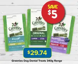PetO Greenies Dog Dental Treats Range offer