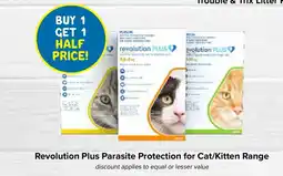PetO Revolution Plus Parasite Protection for Cat/Kitten Range offer