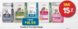 PetO Trouble & Trix Litter Range offer