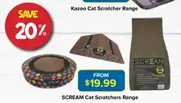 PetO Scream cat scratchers range offer