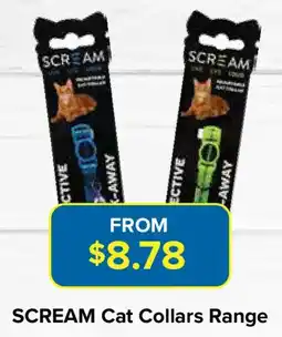 PetO Scream cat collars range offer